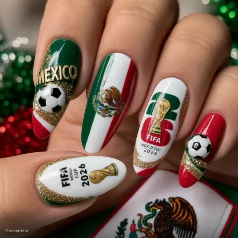 Nail Art World Cup Soccer