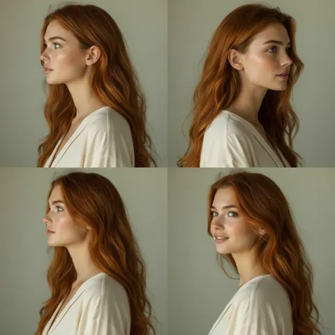 Woman Ginger Hair Freckles
