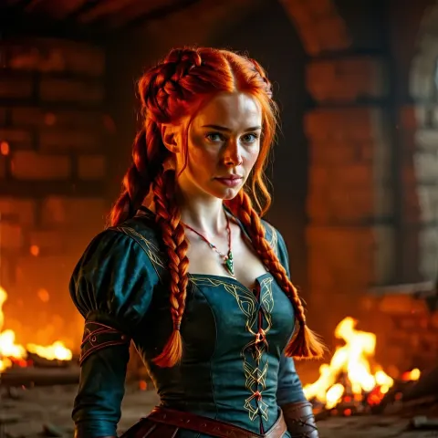 Triss Merigold Witcher Cowboy