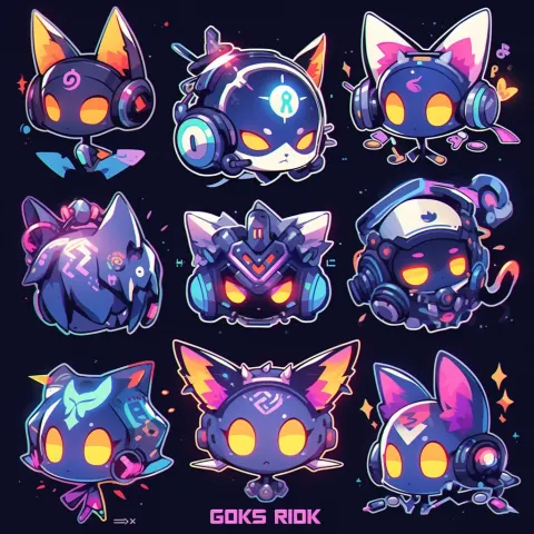 Cyberpunk Animals Robots Dancing