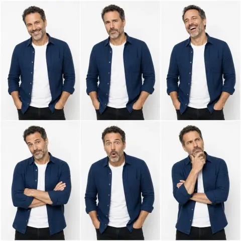 Man Portrait Studio Expression