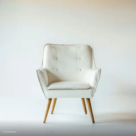 Minimalist Chair Studio Shot