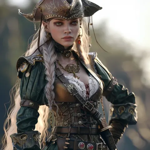 Elf Pirate Portrait