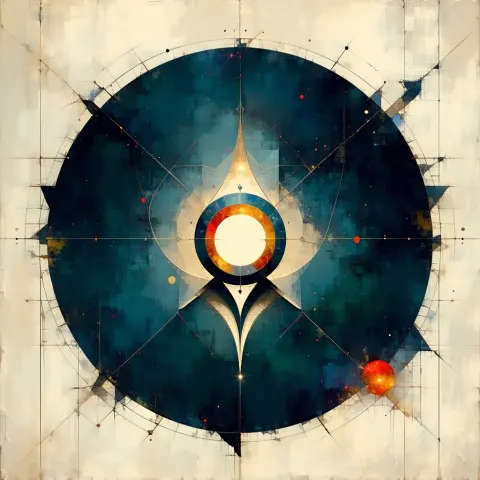 Abstract Sigil Of Continuance Emblem