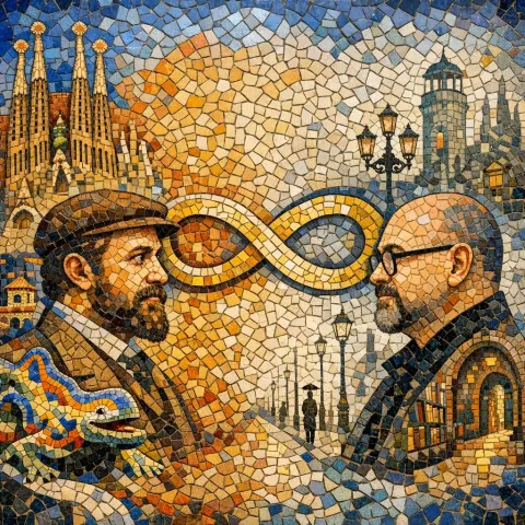 Gaudi Mosaico Ceramic Mural