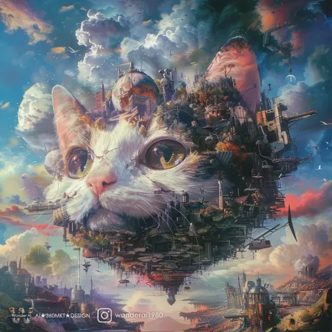 Cat's castle in the sky
