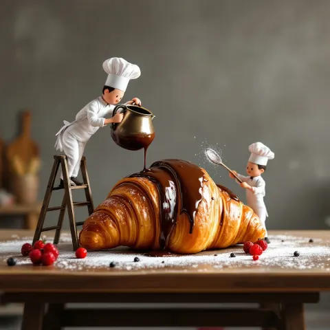 Tiny Chefs Chocolate Croissant