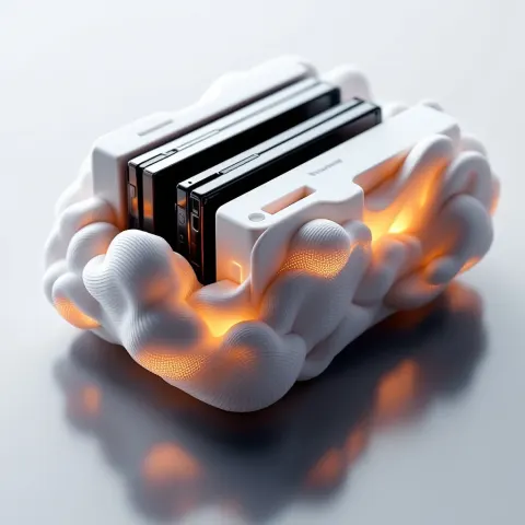 Cloud Hard Drive Rack