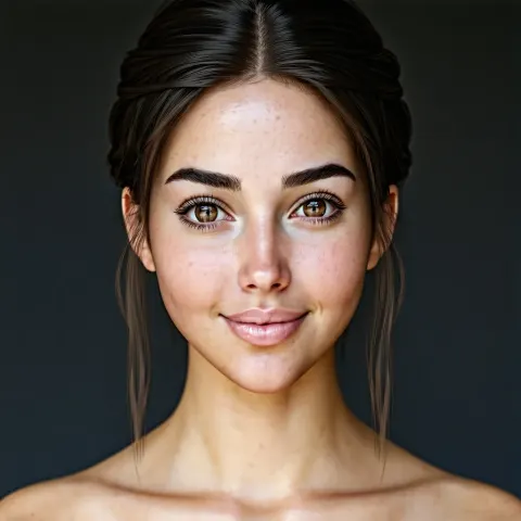 Mediterranean Woman Fashion Portrait
