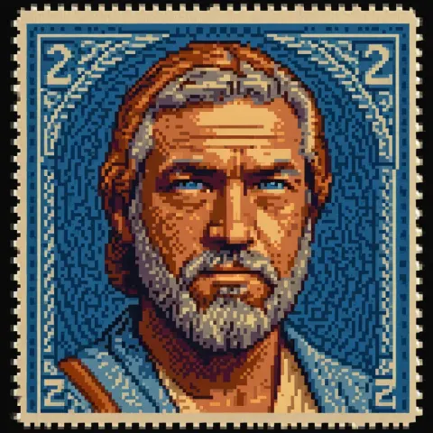 Obi Wan Postage Stamp