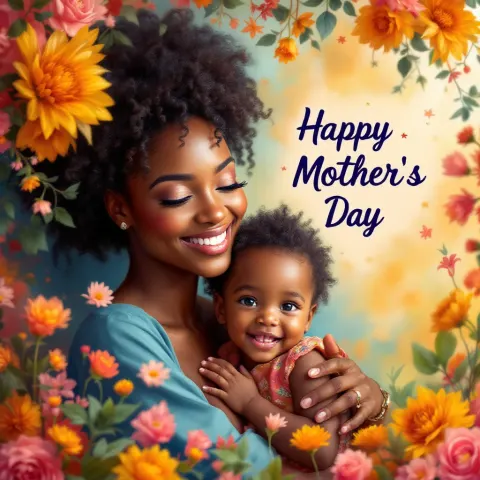 Mother Day Celebration Portrait