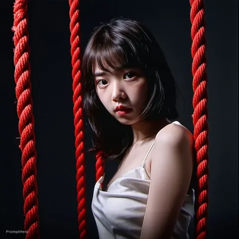 Girl Red Rope Studio