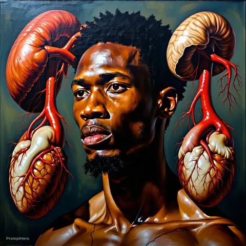 Human Organs Slavery Concept