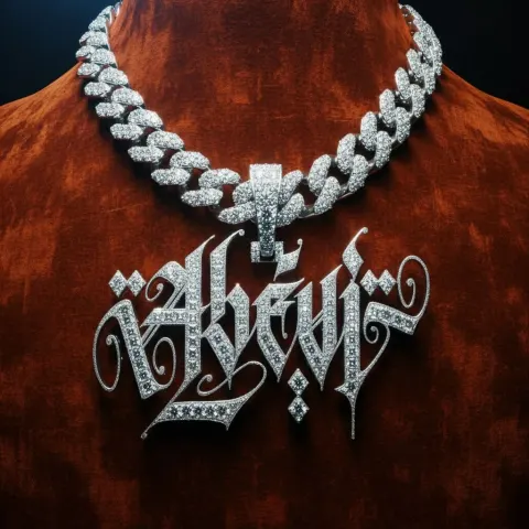 Bling Necklace Iced Out