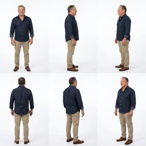 Man Character Study Fullbody