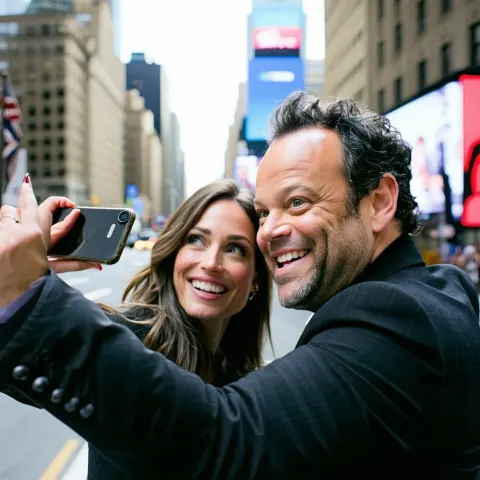 Vince Vaughn Selfie NYC