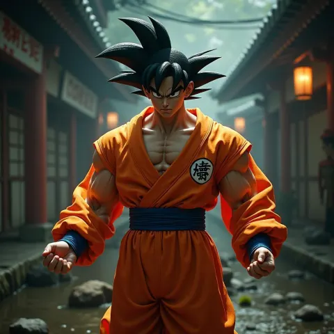 Son Goku Suited in Nigiri Sushi Cinema