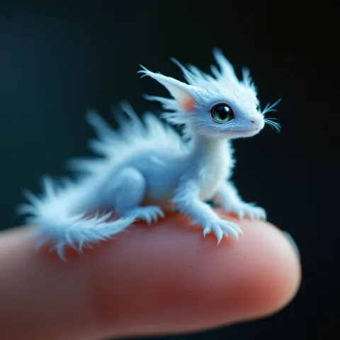 Tiny Dragon Finger Fluffy