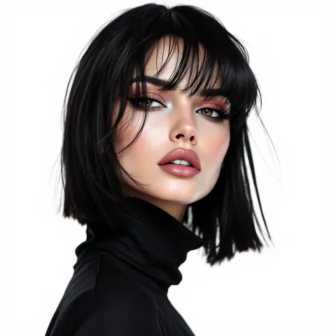Fashion Portrait Woman Bold Minimalist