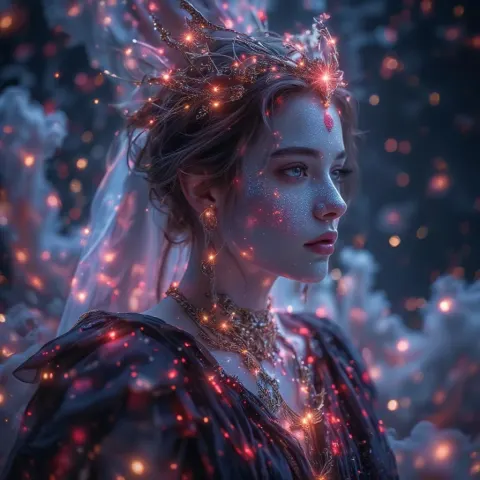 Queen Hearts Cosmic Hologram Energy
