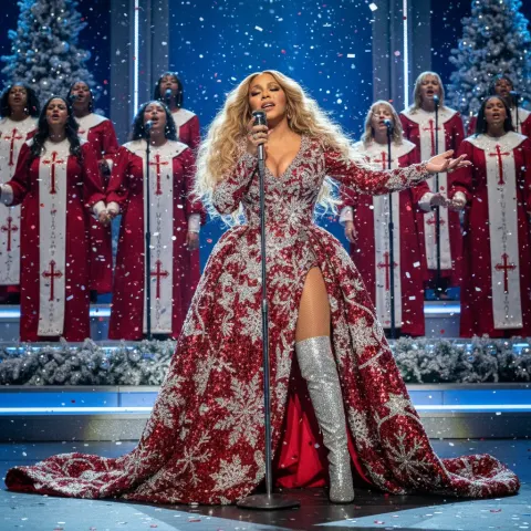 Superstar Christmas Concert Performance Stage