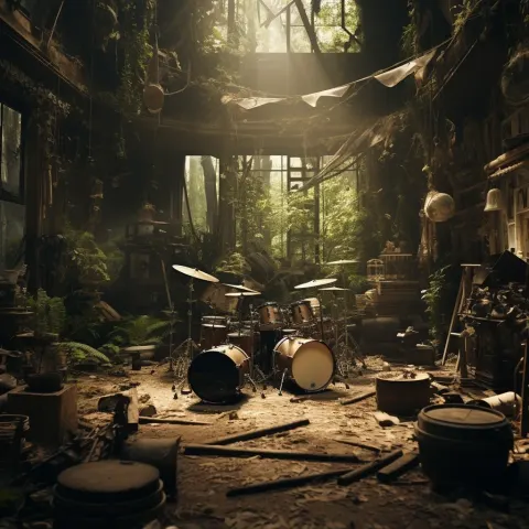 Lost place of an music store