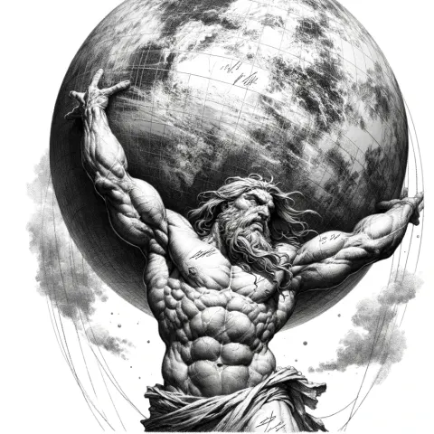 Atlas Mythology Muscular Celestial Sphere