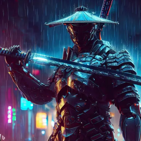 Futuristic ninja