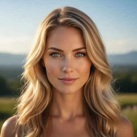 German Beauty Portrait Soft Lighting