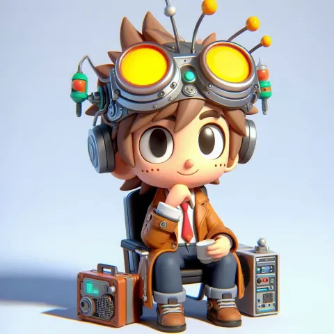 Cartoon 3D Model Character Expression