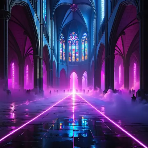 Futuristic Medieval Rave Cathedral