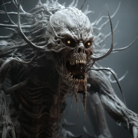 Spider Head Mutant Creature Fantasy