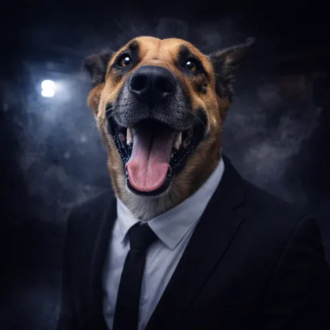 Berlin Techno Black Suit Fashion Style