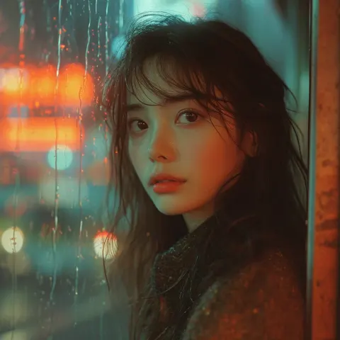 Girl Window Japanese Photography Chinapunk