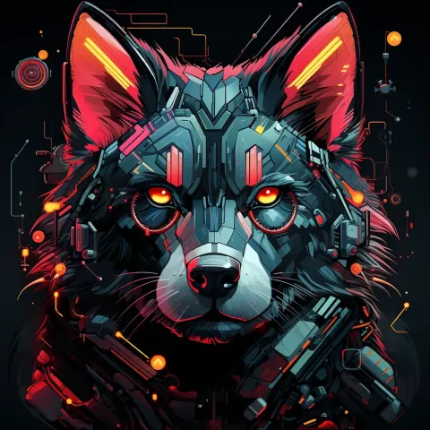 It's about a cyberpunk style mecha-anima