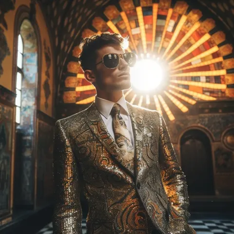Justiniano Devil Model Church Mosaic