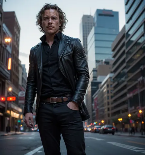 Heath Ledger Joker New York Street