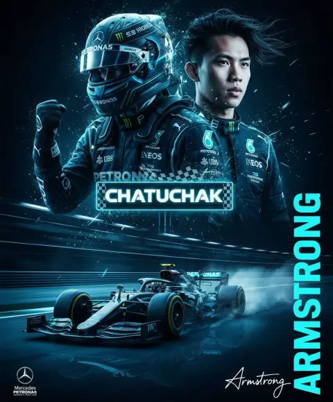 Formula One Driver Armstrong