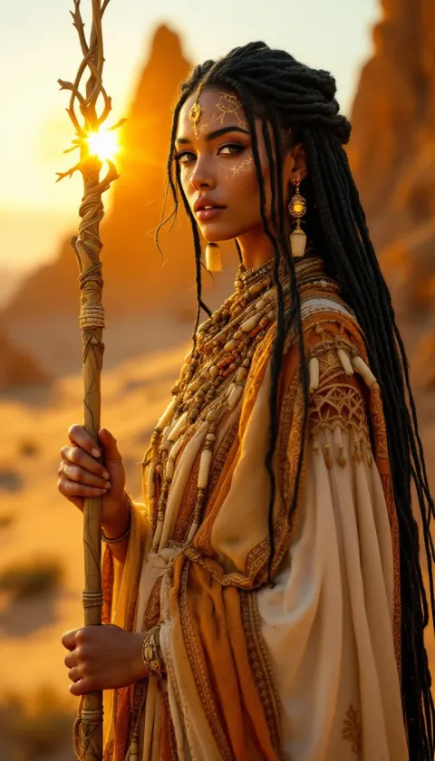Desert Prophetess Wisdom Golden