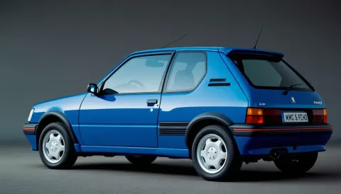 Blue Image 4-door Peugeot Side
