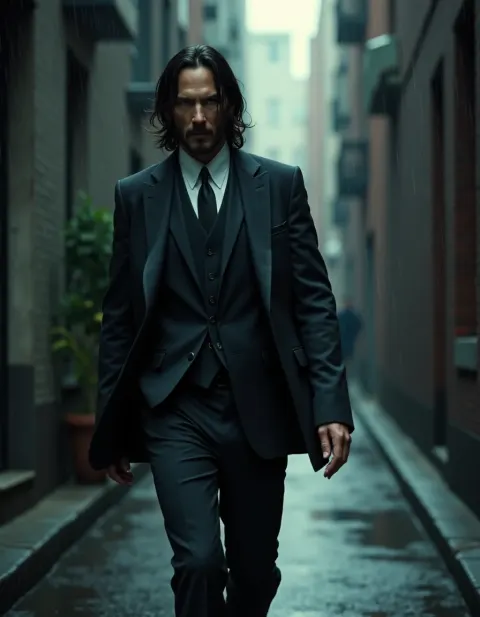 Rain Dark Medium Still Keanu Reeves John