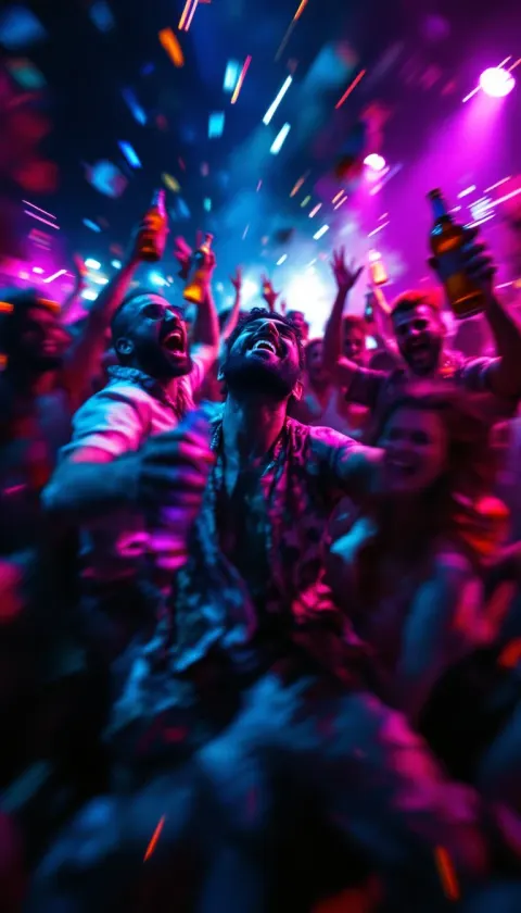Wild Party Drunken Dancing