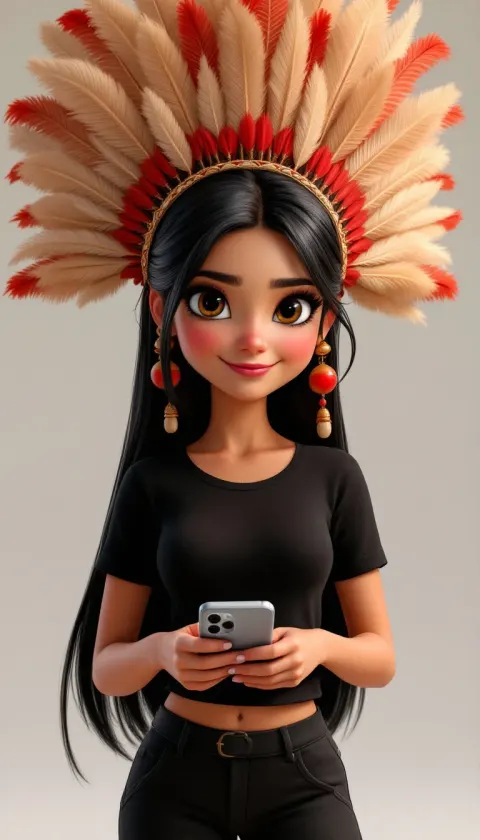 Woman Black Hair Digital Disney Pixar Artwork