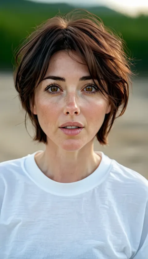 Woman White Eyes Portrait Magical Detailed Realistic