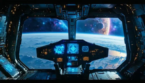 Abandoned Battlemech Cockpit Mystical