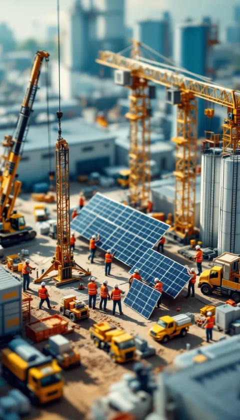 Industrial Solar Panel Installation