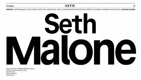 Seth Malone Magazine Cover Masthead