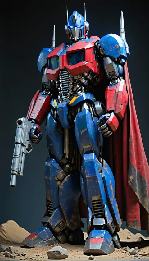 Space Cowboy Transformer Western