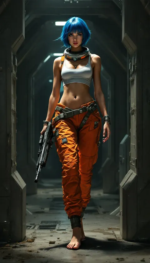 Astronaut Woman Sci Fi