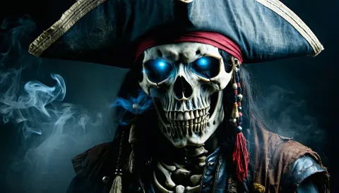 Undead Pirate King Skull